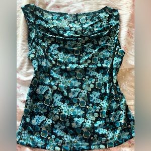 Y2K Cowl Neck Top